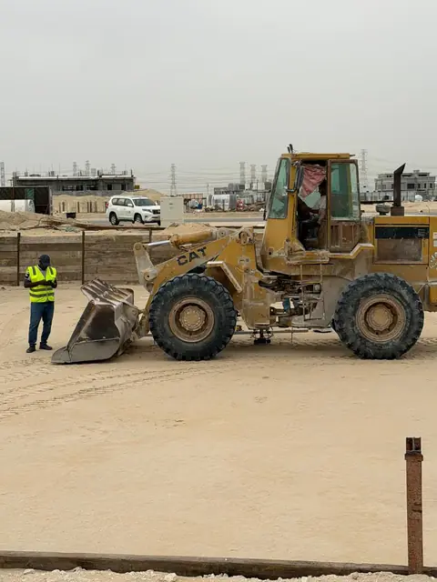 بداية المشروع: أعمال الحفر